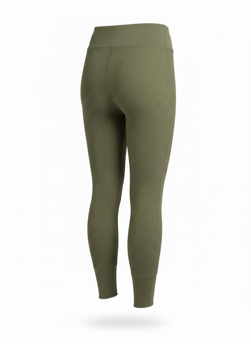 Women's Leggings with a Ribbed Texture Cut