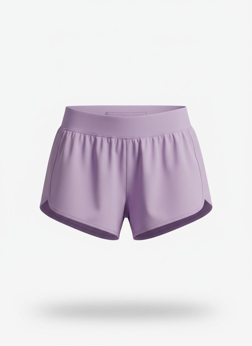 Women's Tennis Shorts with a Side Slit Cut
