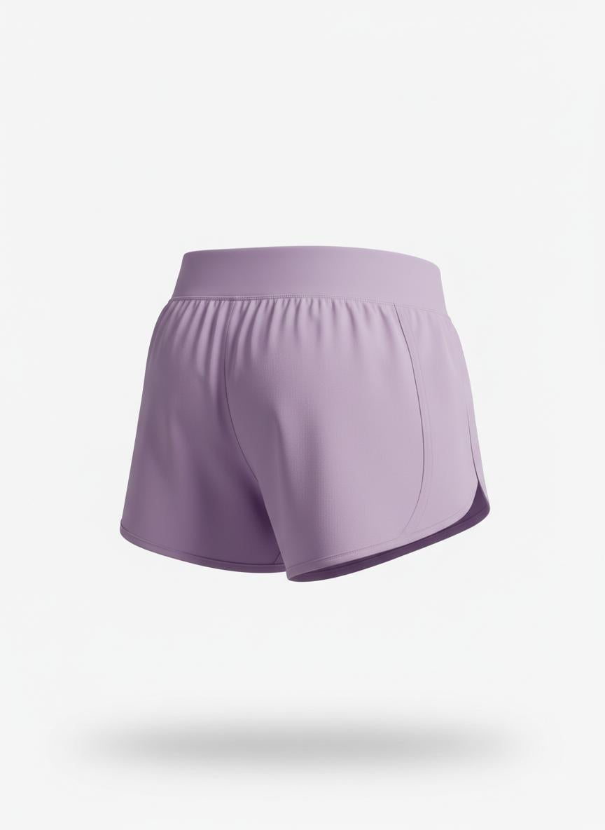 Women's Tennis Shorts with a Side Slit Cut